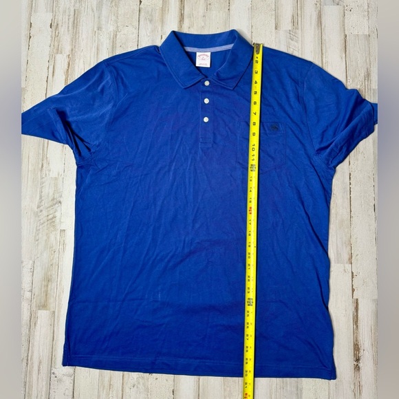 Brooks Brothers Men's Size XL Blue Performance Polo Solid - Picture 6 of 9